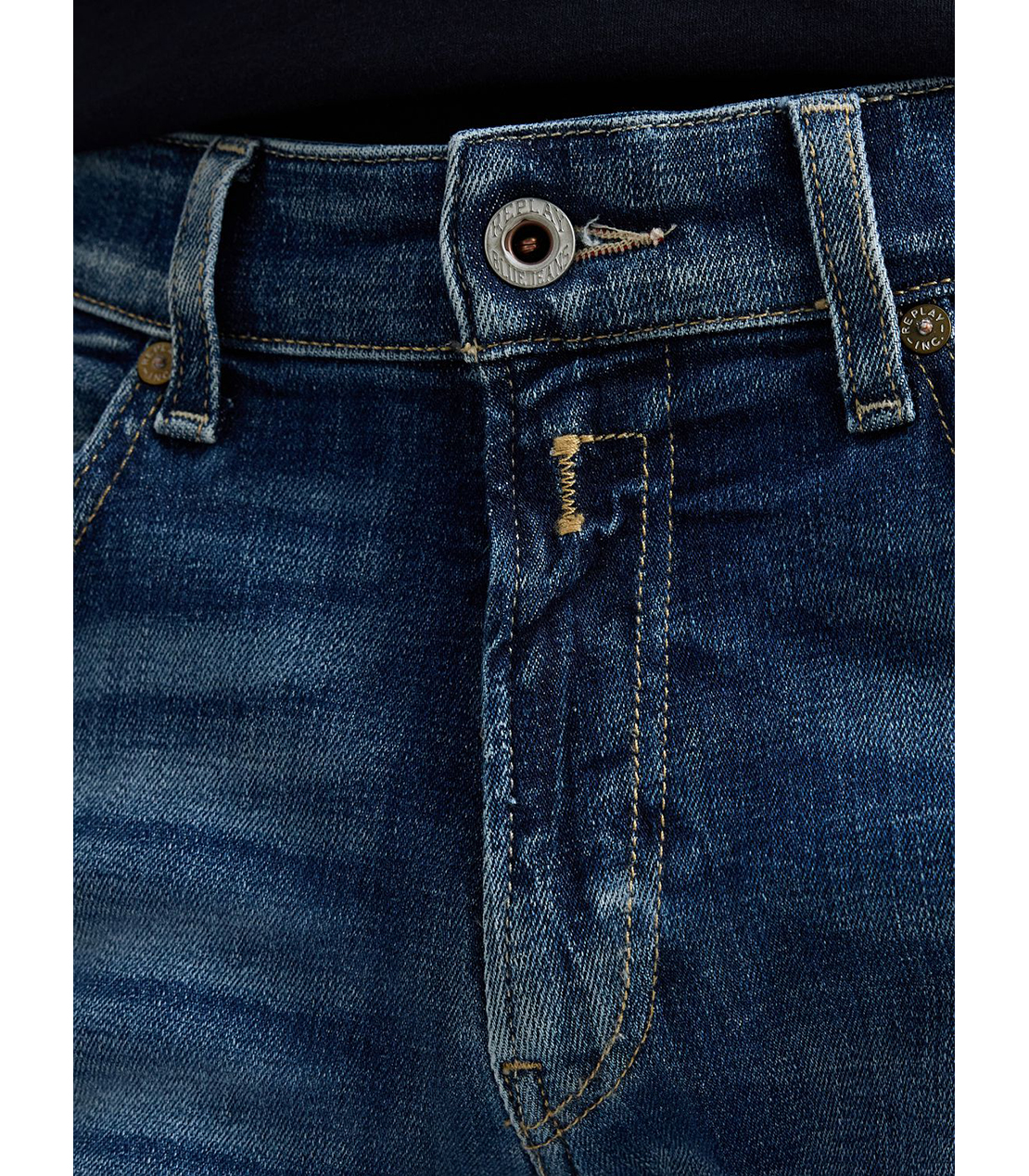 スキニーENNYS Aged10 オーガニックコットンパワーストレッチデニム 詳細画像 ブルー 6